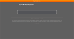 Desktop Screenshot of mycallofduty.com